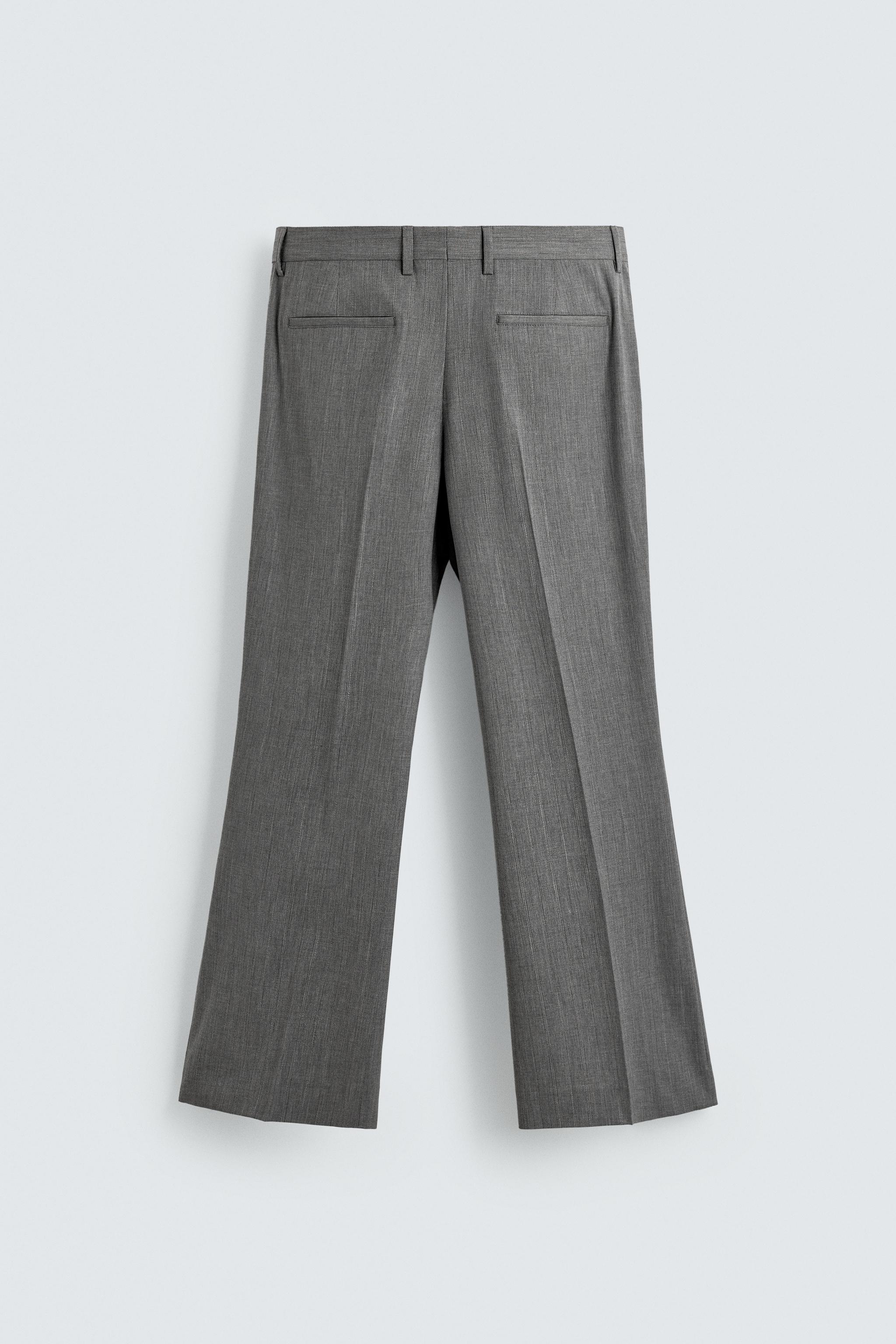 PANTALON DE COSTUME FLARE À RAYURES
